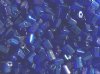 50g 5x4x2mm Transparent Cobalt AB Tile Beads